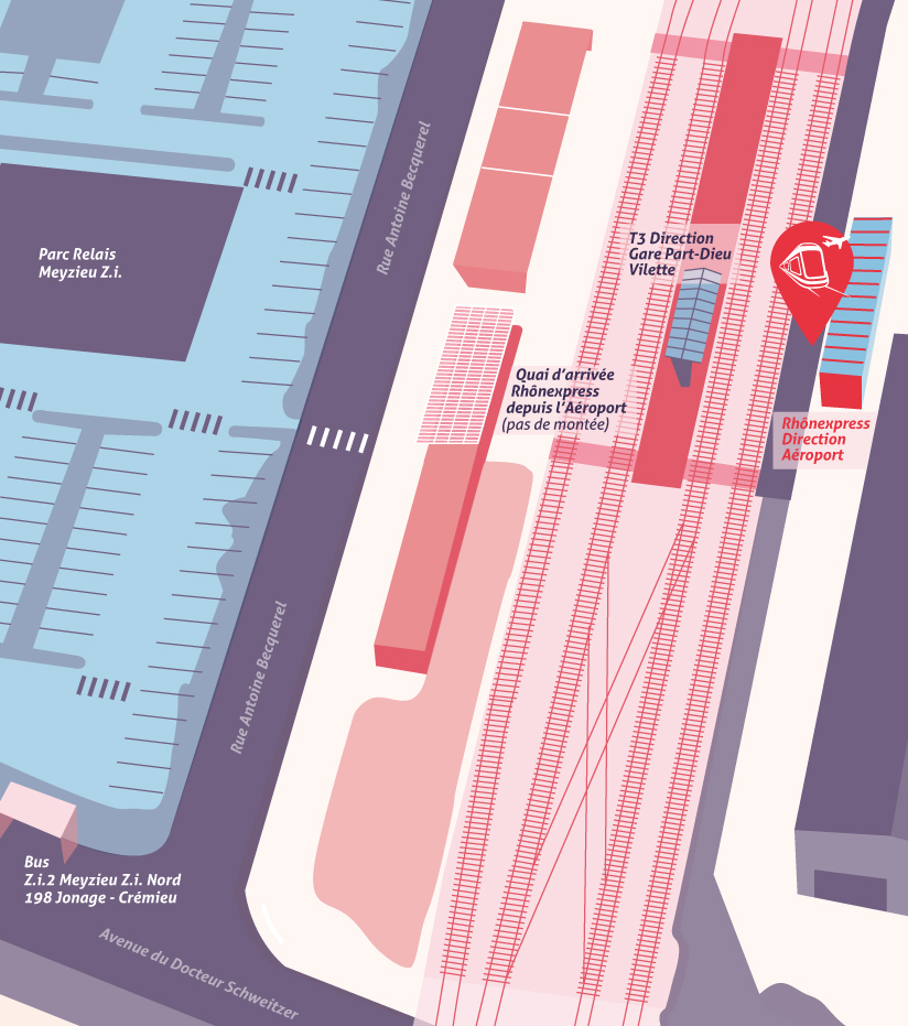 station access | Rhônexpress