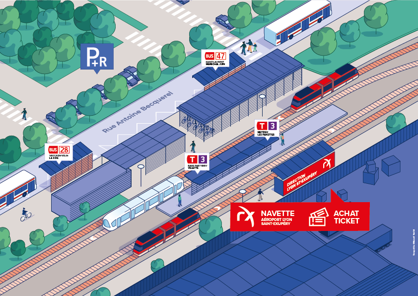 Stazione Rhônexpress Meyzieu ZI