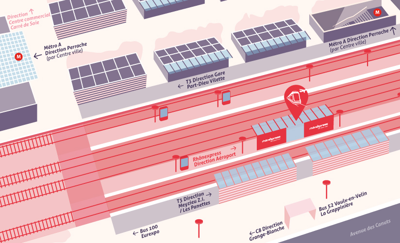 station access | Rhônexpress